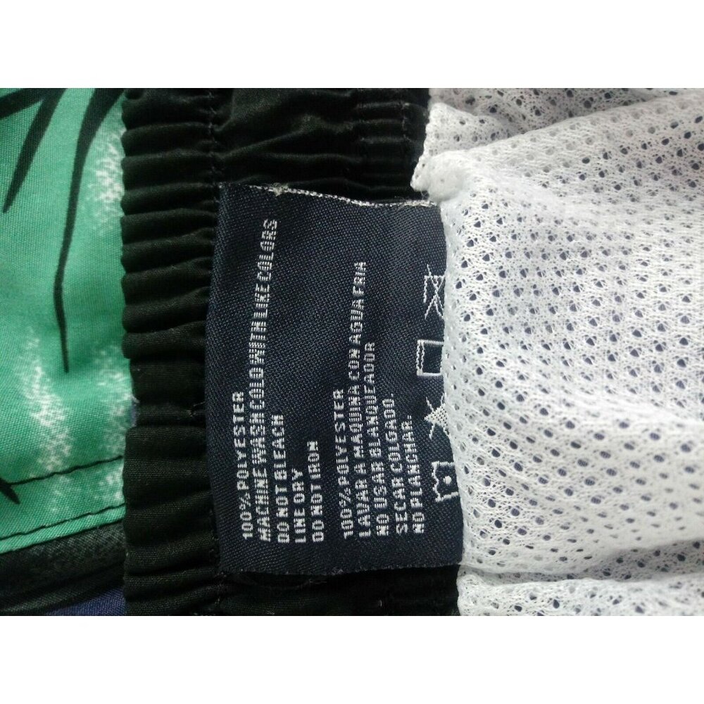 Exist Miami Men's Medium Shorts Surf Board Swimming Trunk Blue Cargo 3 pockets - Picture 10 of 12